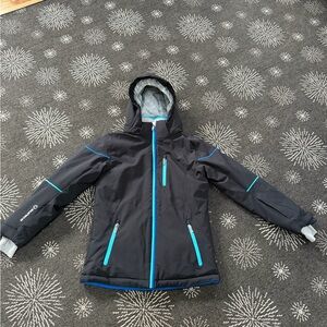 Sunice Black and Blue Women's Ski Jacket
